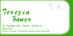 terezia haner business card